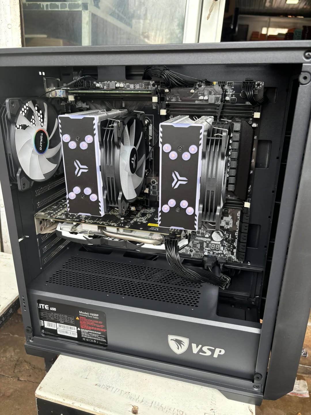 Case PC Xeon Dual Chip E5 2686v4 Chuyên Giả Lập